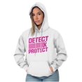 thumbnail image 4 of Breast Cancer Detect & Protect Hoodie Sweatshirt Women Brisco Brands S, 4 of 6