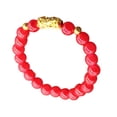 thumbnail image 2 of Beaded Bracelet Easy Match Fine Workmanship Stylish Jewelry Bracelet for Meditation Gift Red, 2 of 8