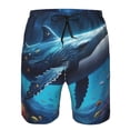 thumbnail image 3 of Vsdgher Colorful Ocean Whale Men's Beach Shorts, Surfing shorts, Swim trunks, Quick Dry Swim Trunks for Surfing Beach Fun -X-Large, 3 of 6
