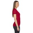 thumbnail image 3 of T-shirt en Jersey Fin pour Femmes, G, Rouge, 3 of 3