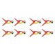 thumbnail image 1 of 8 Pinzas para Toallas de Playa para Tumbonas, Clips de Toalla de PáJaro Loro Colgante de Ropa Grande, 1 of 5