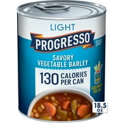 Progresso Light, Savory Vegetable Barley Canned Soup, 18.5 oz