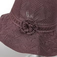 thumbnail image 5 of Hfnxid Fishing Hat,Women's Solid Color Knitted Flowers Sun Hat Fisherman Hat Beach, 5 of 6
