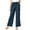Z02 Navy, variant on Womens Jeans Pull on Drawstring Elastic Waist Wide Leg Soft Denim Pants with Pockets Vintage Casual Loose Boyfriend Baggy Jeans BU2 XL