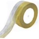 thumbnail image 1 of Gift Wrap Ribbon - 25mm 22mDecorative Christmas Ribbon - Gold and Silver Ribbon for Christmas Wrapping Gift Craft - 2 Roll, 1 of 4