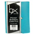 thumbnail image 1 of Buxton Pocket Business Card File - 24 Card Slots - Blue, 1 of 4