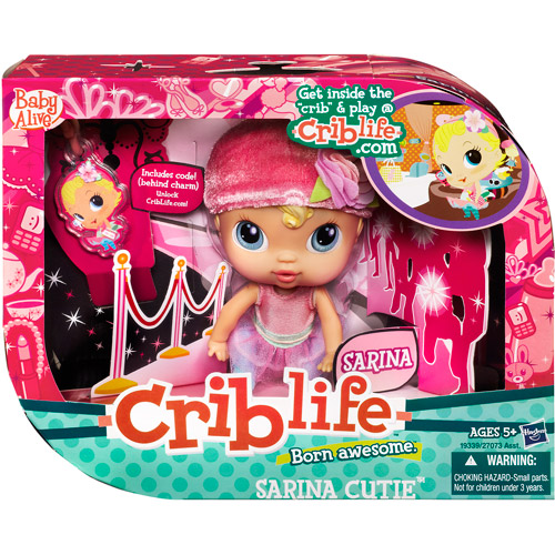 Baby Alive Crib Life Fashion Play Doll Sarina Cutie Walmart