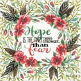 thumbnail image 4 of Gango Home Decor Shabby-Chic You Are My Sunshine, Don't Call It a Dream, & Hope is Stronger than Fear by Cindy Jacobs (Ready to Hang); Three 12x12in Black Framed Prints, 4 of 6