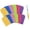 A, variant on 6PCS Colorful Fleece Reusable Hand Dusters Refills Washable Dusting Pad for Cleaning, Fan, Floor, Blinds, Window