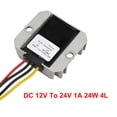 thumbnail image 4 of Waterproof DC-DC 12V Step Up to 24V 1A Car Power Supply Converter Regulator, 4 of 11