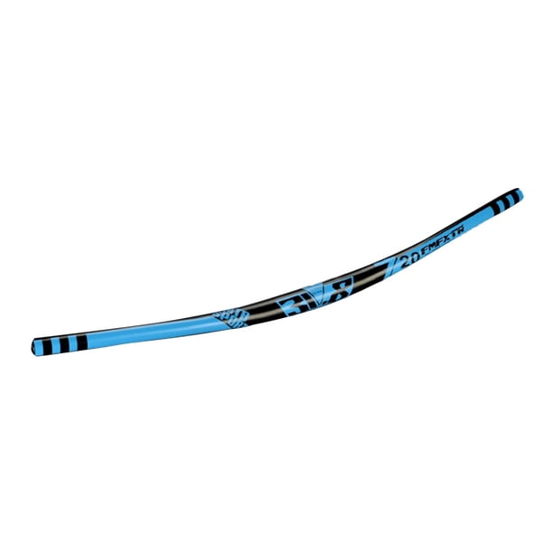 Manillar de montaña Perfecl Sólido fuerte 720 mm 780 mm 31,8 mm barra elevadora doblada 10 grados azul