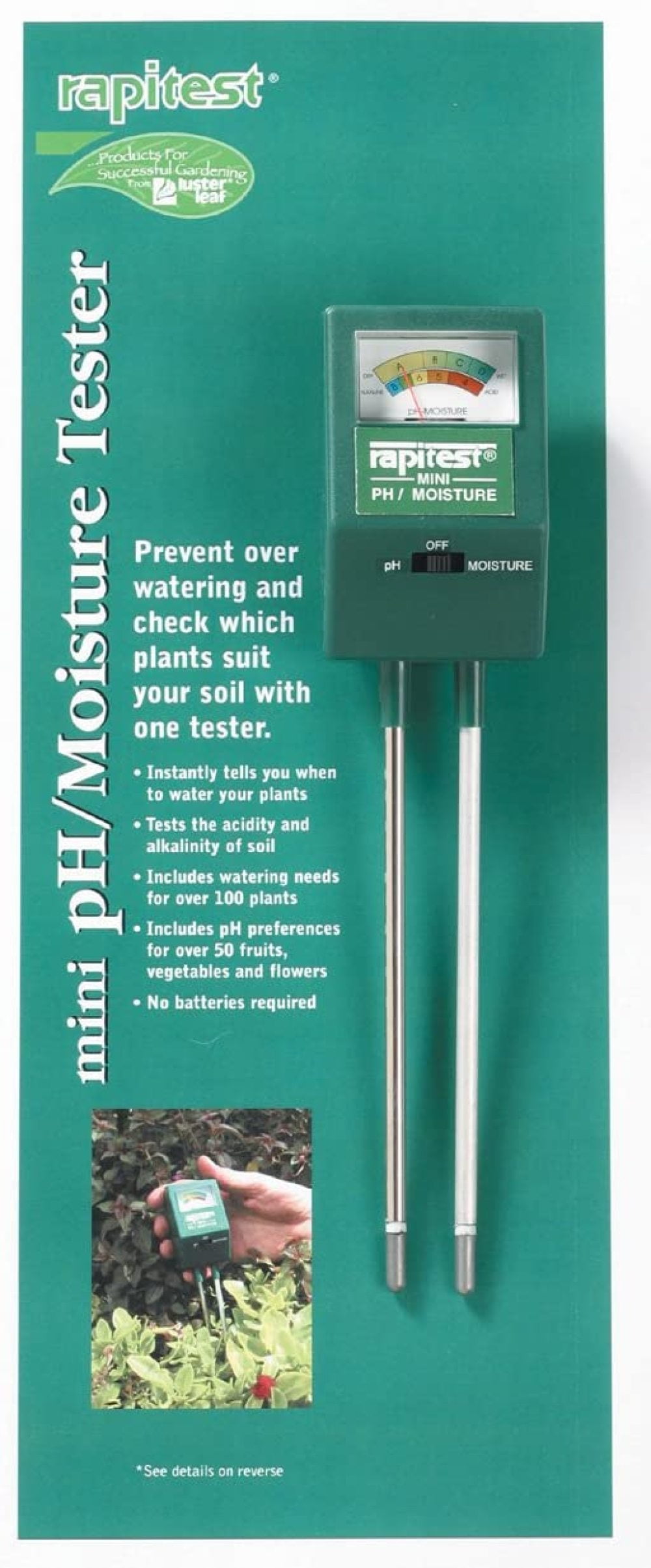 Rapitest Mini pH and Moisture Tester [Set of 12]