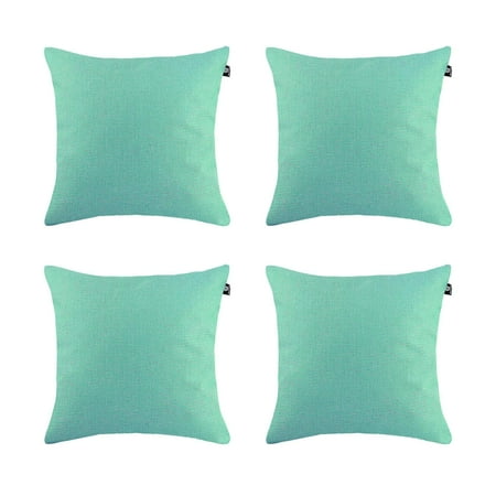 Shell Needlepoint Pillow - DL furniture - 4 Piece Home Décor Couch Sofa Throw Pillow Cushion Case Shell Cover Linen Cotton Blend 24