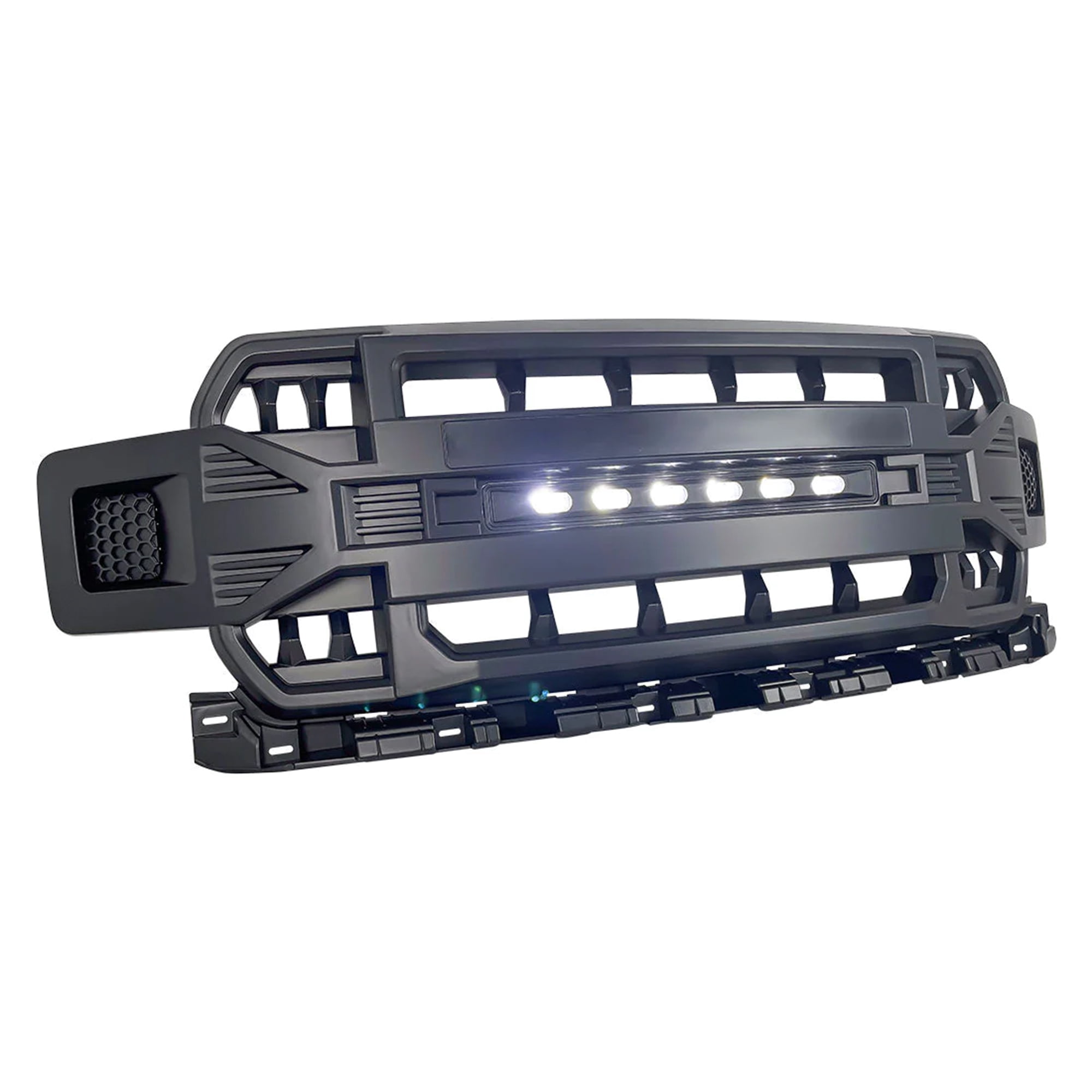 AMERICAN MODIFIED Armor Grille Compatible with 2018-2020 Ford F150, Black
