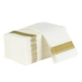 thumbnail image 3 of 50 Piece Set of Cloth-Like Dinner Napkins Gold Border for Dinner Parties, Wedding, Thanksgiving, 3 of 3