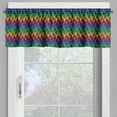 thumbnail image 4 of Ambesonne Geometric Valance & Curtain, Digital Game Style, 55"x45", Multicolor, 4 of 6