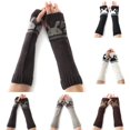 thumbnail image 2 of Winter Arm Sleeves Rabbit Cute Elastic Unisex Thumb Hole Arm Warmers Arm Covers, 2 of 10