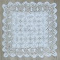 thumbnail image 1 of czcpp-Handmade Crochet Cotton Lace Table Placemats Sofa Doilies, Square, White, 27 inch, 1 of 4