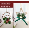 thumbnail image 4 of Xiao Hua 1 pieza de adornos navideños de piña hechos a mano nuevos: accesorios de decoración para el hogar para un ambiente navideño, D, 4 of 4