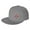 Gray, variant on Flat Brim Hat Snapback Hats, Future Robot Pattern Adjustable Men Baseball Cap (White)