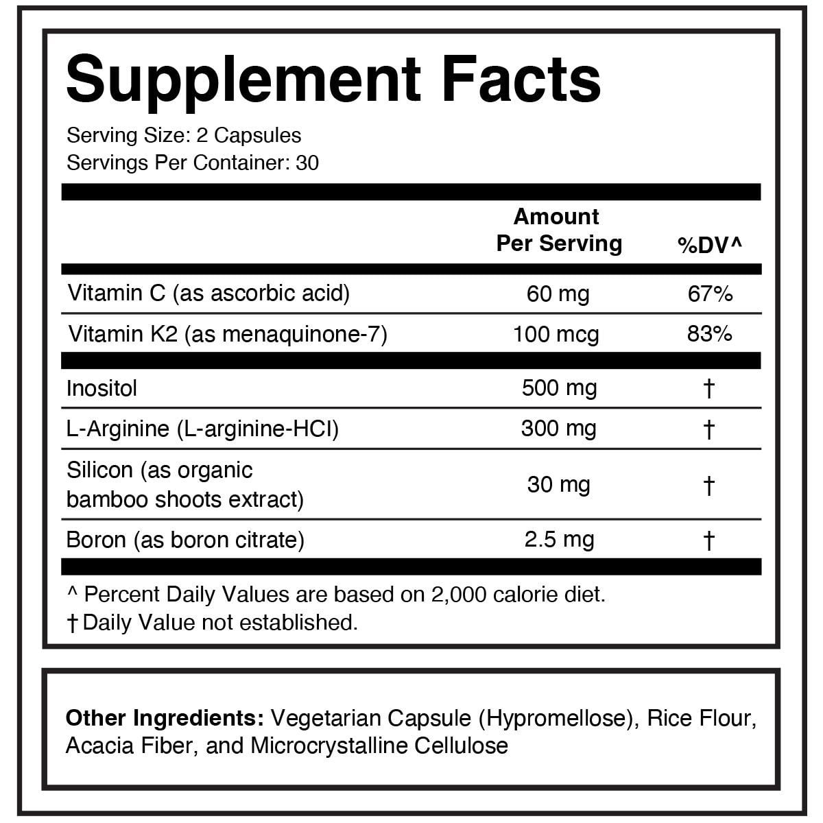 Dr. Colbert, MD Silical 2 | by Divine Health | Formulated by Dr. Chad Price, MD | Supports Bone Flexability & Collagen Production | 60 Capsules