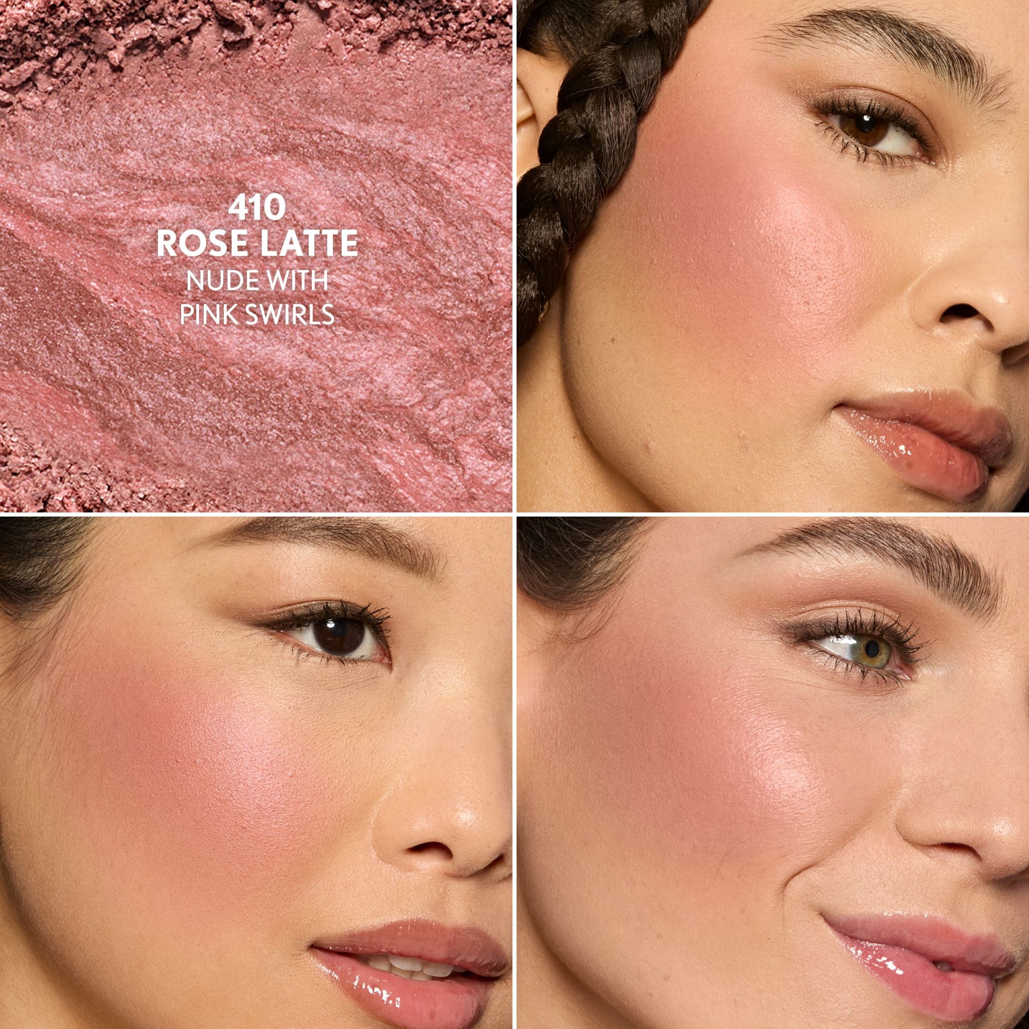 COVERGIRL TruBlend Skin Enhancer Baked Luminous Blush, 410 Rose Latte, 0.28oz