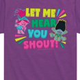 thumbnail image 3 of Trolls - Let Me Hear You Shout - Toddler & Youth Short Sleeve Graphic T-Shirt, 3 of 6