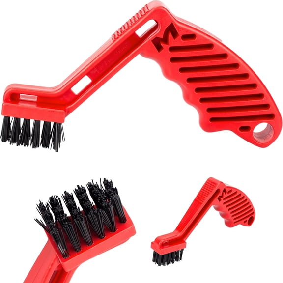 Car Detailing Foam Pad Conditioning Brush - Wool Buffing Pad and Polishing Pad Cleaner - Red