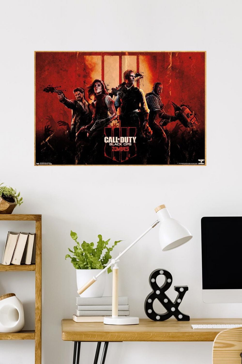 Call of Duty: Black Ops 4 - Zombie Key Art Wall Poster, 22.375" x 34"
