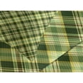 thumbnail image 4 of Ambesonne Green and Brown Quilted Bedspread Set 3 Pcs, Diagonal Tartan, Queen Size, Fern Green Brown, 4 of 5