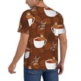 thumbnail image 2 of KLL Sloths Need More Coffee for Men's Baseball Shirts,Short Sleeve Casual Shirts Button Down Shirt for Men Beach Summer Wedding Shirt-Small, 2 of 7