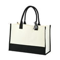 thumbnail image 2 of Bolso de mano de lona, bolsa de regalo ligera impermeable en , bolsa de comestibles, bolso Lado, 2 of 8