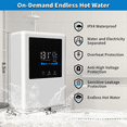 Water Heater Electric, 5500W Instant Hot Water Heater with Remote