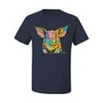thumbnail image 3 of Dean Russo The Pig Animal Lover Men's Graphic T-Shirt, Navy, Large, 3 of 6