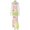 Pink Green, variant on Women's Floral Print Buttons Halter Turtleneck Sleeveless Hips Wrapped Bodycon Long Dress