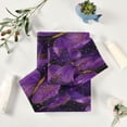 thumbnail image 6 of 3 Piece Bath Towels Set Bath Towel, Hand Towel and Face Towel for Bathroom, Gym, Hotel Glowing Purple Butterfly, 6 of 8