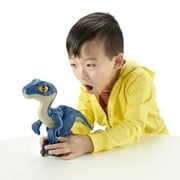 Imaginext Jurassic World Raptor XL Poseable Dinosaur Toy for Preschool Kids