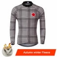 thumbnail image 3 of Phtxolue - Maillot de ciclismo térmico de forro polar para hombre, ropa cálida de manga larga para ciclismo de montaña profesional, para otoño e invierno, para primavera y verano, 3 of 5