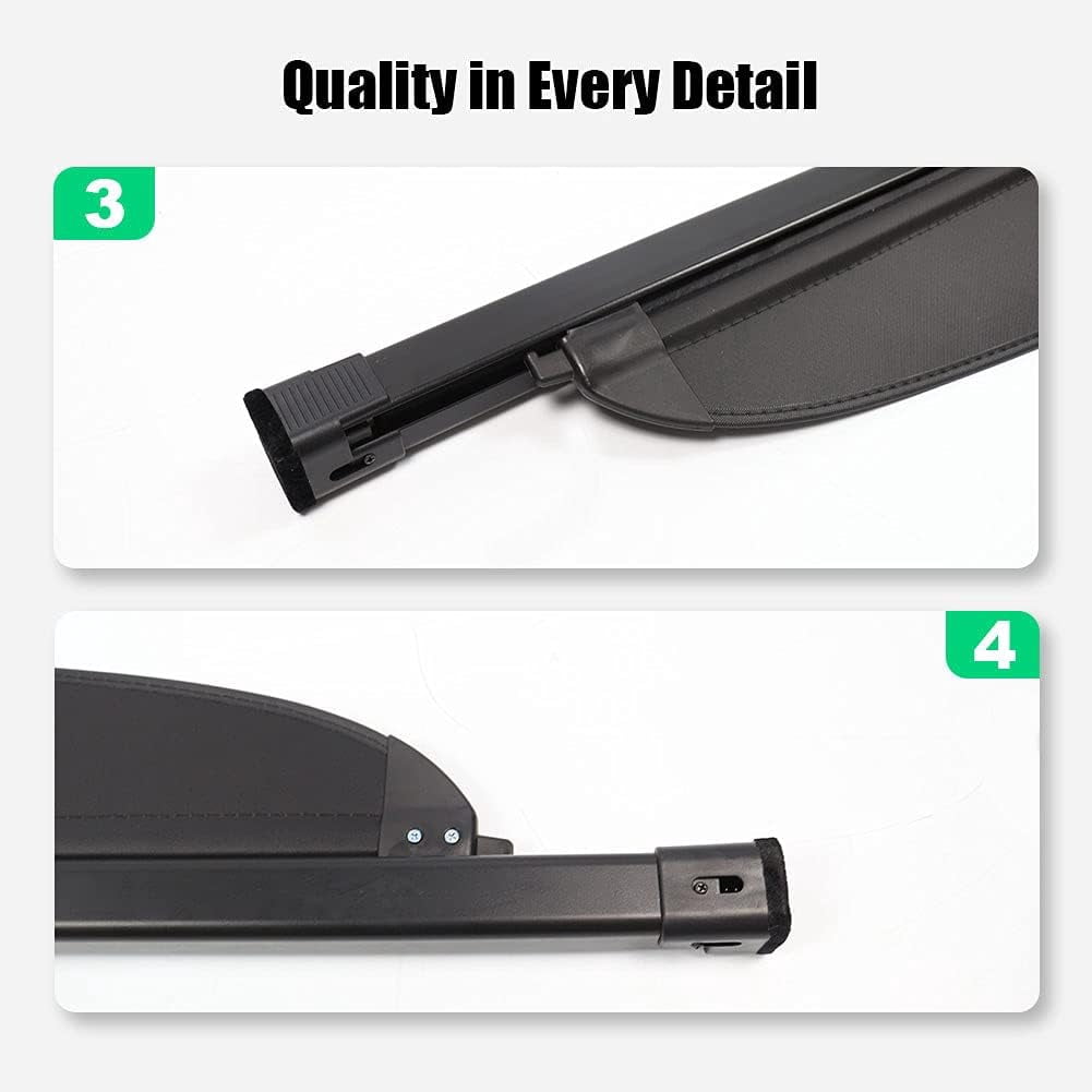 Fit Kia Sorento 2021-2026 Retractable Cargo Cover for 2021 2022 2023 2024 2025 2026 Kia Sorento Suv Accessory Rear Trunk Privacy Shade Black