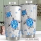 thumbnail image 2 of Vaso aislante de acero inoxidable SANDJEST Sea Turtle de 20 oz, 2 of 7