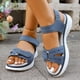 thumbnail image 2 of Sandalias Planas de las Mujeres Vintage Polka Dot Arco Mule Tacones Puntuado Dedo Del Pie Elástico de Satén Verano, Puntuado Dedo Del Pie Planos, 2 of 9