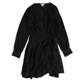 thumbnail image 1 of bar III Robe Asymétrique Unie pour Femmes, Noire, Medium, 1 of 2