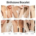 thumbnail image 3 of APSVO S925 Sterling Silver Plated Bracelets for Women Girls October Birthstone Bracelet with Pink Tourmaline Birthday Graduation Jewelry Gifts Teen Her Mom Mom Wife Adults Kids Ideas, 3 of 6