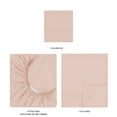 thumbnail image 6 of Mainstays Super Soft Brushed Microfiber Bed Sheet Set, Pink Blush, Twin-XL, 3 Piece, 6 of 13