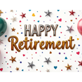 thumbnail image 4 of Happy Retirement Banner Backdrop Decoration for Party Golden Celebration Event Photography Props Background Decoration Retirement Party Banner, 4 of 4
