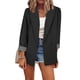 thumbnail image 2 of Blazer Para Mujer Trendy Casual Solid Open Front Blazer Chaqueta de Manga Larga Abrigo Odeerbi ODB122206, 2 of 7