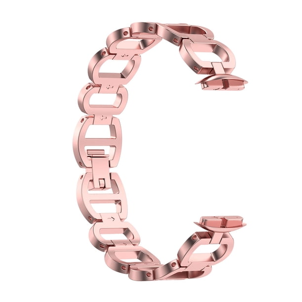 Methold Correa de reloj de acero inoxidable de moda para cualquier ocasión Correa de reloj de metal Correas de reloj Electrónica Rosa Rosa
