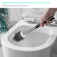 thumbnail image 5 of SUGARDAY Toilet Brush and Caddy Holder with Silicone Bristle for Bathroom Toilet Scrubber Bowl Brush, 5 of 7