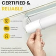 thumbnail image 3 of 25 Pack 4FT T8 LED Type B Tube Light, 18W(40W Equivalent), 2300LM, 5CCT Switchable, Ballast Bypass, Single & Double Ends Power Input 120-277V, T8 T10 T12, UL, FCC, 3 of 7