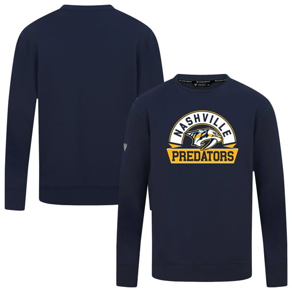 Men's Levelwear Navy Nashville Predators Mandate Banner Arch Pullover
